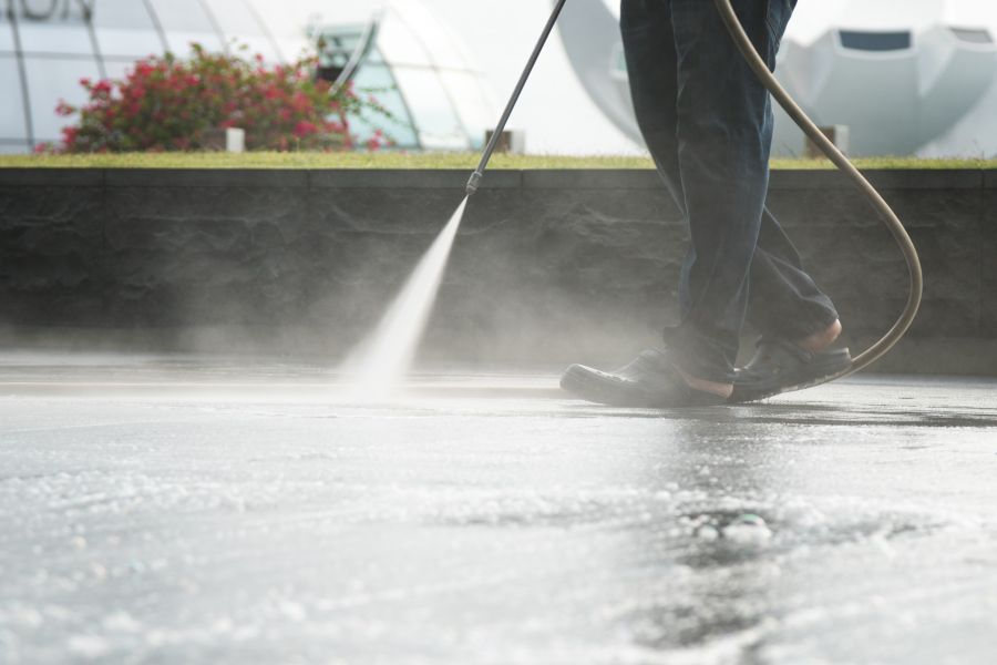 Commercial Pressure Washing by Urgent Property Services